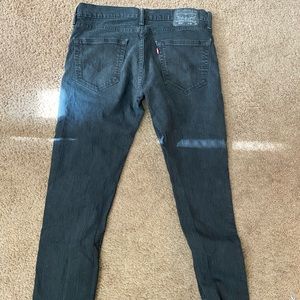 32x32 Levi’s black denim 511 jeans